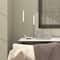 14" Silver Stainless Steel Abstract U-Shaped Candelabra